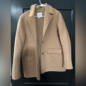 Abercrombie & Fitch Wool Blend Blazer Coat